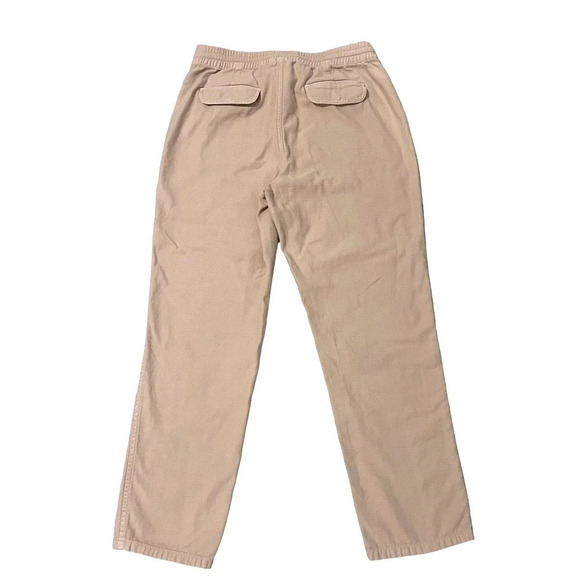 J.Crew Women’s Size Small Tie-waist Camp Pant Beachwood Beige Pull On An… - Picture 3 of 7